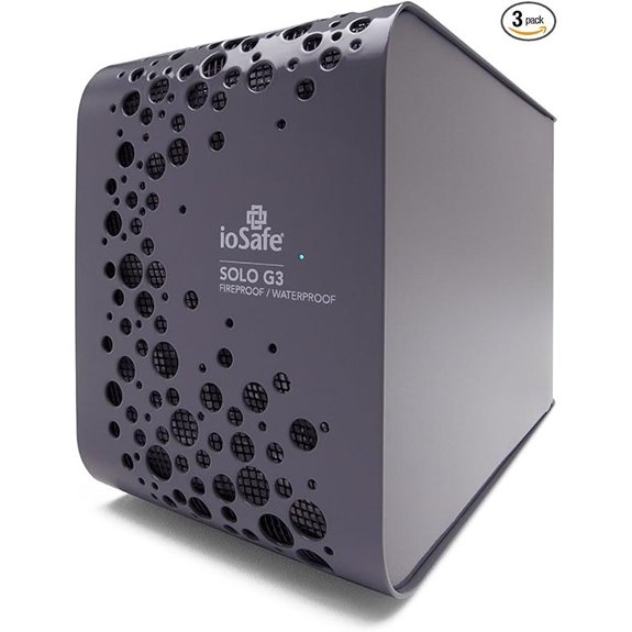 ioSafe Solo G3 4TB Fireproof Waterproof External Drive