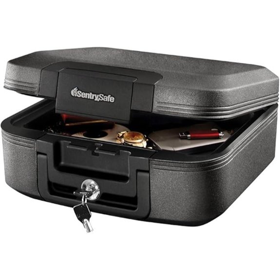 SentrySafe Fireproof Waterproof Portable Safe Box