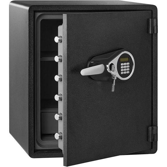 Amazon Basics Fireproof Waterproof Safe with Lock