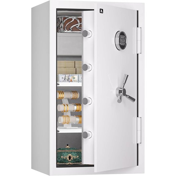 TIGERKING 8.78 Cu Ft Fireproof Waterproof Security Safe