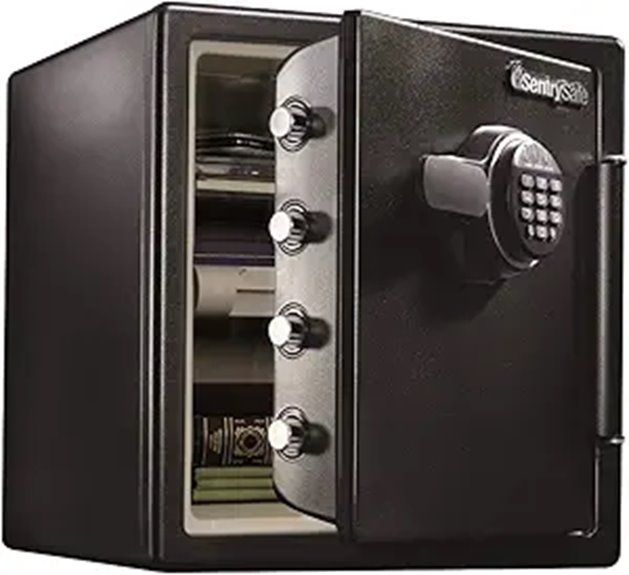 SentrySafe Fireproof Waterproof Steel Home Safe