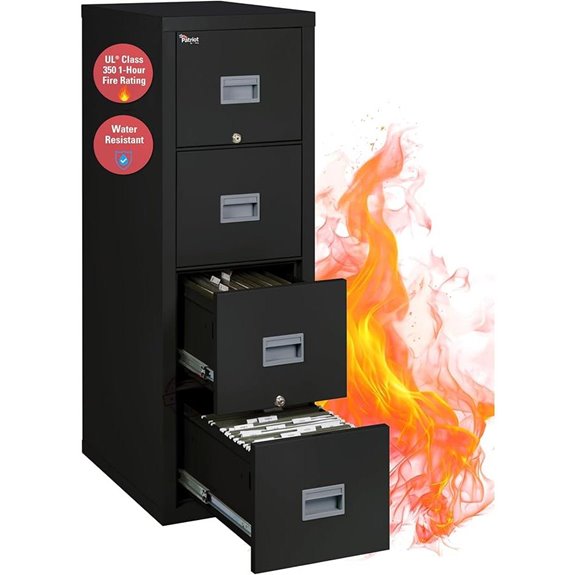 FireKing Patriot 4-Drawer Fire Safe File Cabinet
