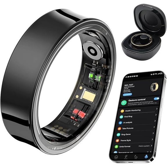 Smart Fitness Ring with Heart Rate & Sleep Monitoring