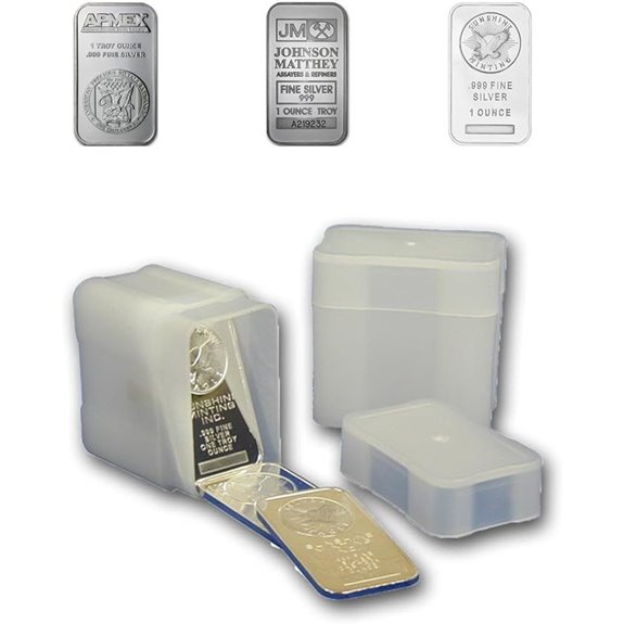 Silver Bar Tube for 20 1oz Silver Bars - Lot of 5