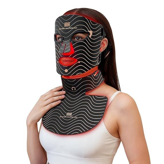 Red Light Therapy Mask with 4 Light Modes