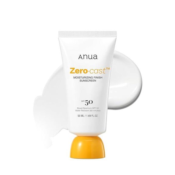 Anua Zero-Cast SPF 50 Sunscreen with Hyaluronic Acid