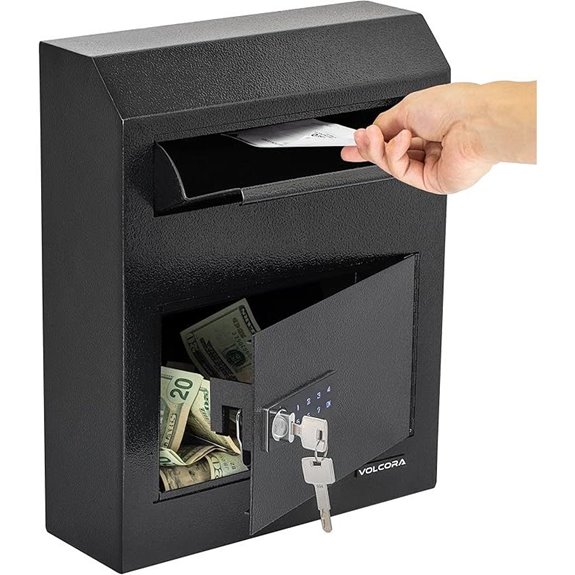 Volcora Digital Lock Drop Box for Business Indoor