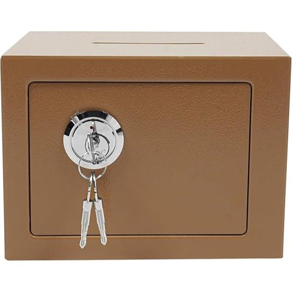 Small Safe with Drop Slot for Jewelry and Valuables