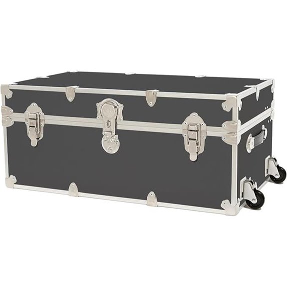 Rhino Large Armor Camp Trunk with Wheels