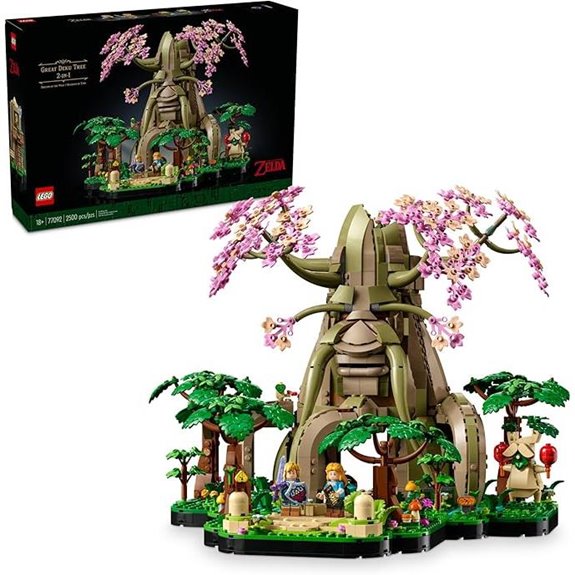 LEGO Zelda Great Deku Tree Model Set for Adults
