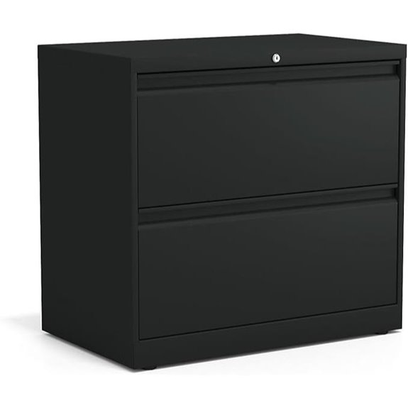 Staples 2-Drawer Lockable Lateral File Cabinet