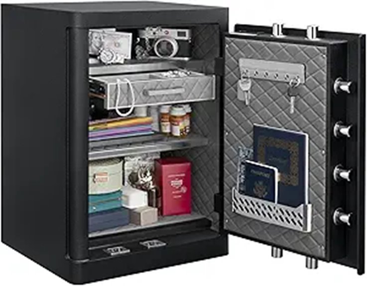 Luxury Biometric Safe with Jewelry Drawer
