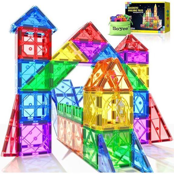 52PCS Magnetic Building Blocks for Toddlers and Kids