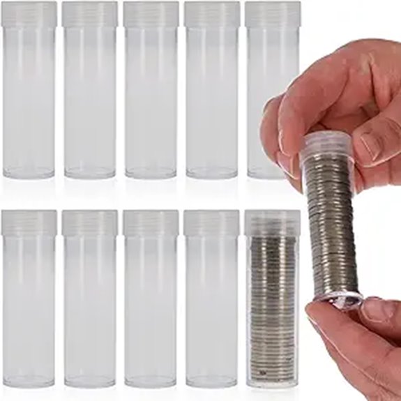 BCW US Nickel Coin Tubes (10 Pack)