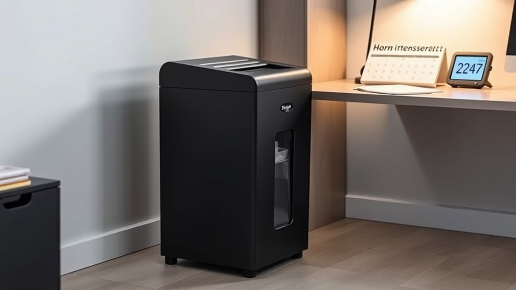 office shredder capacity considerations