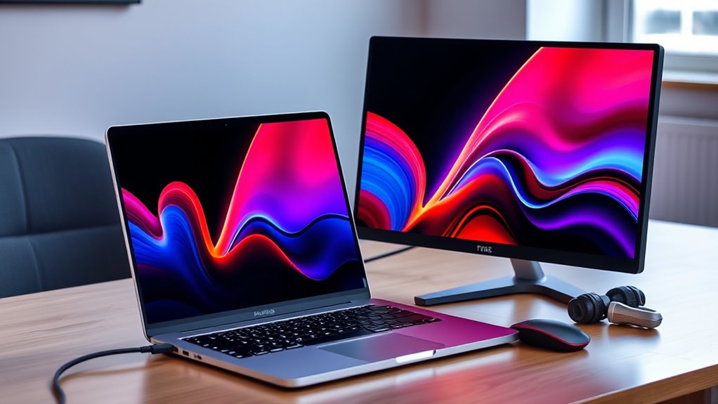 portable high resolution display