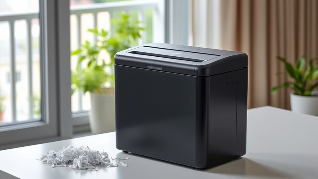 quiet compact efficient shredder