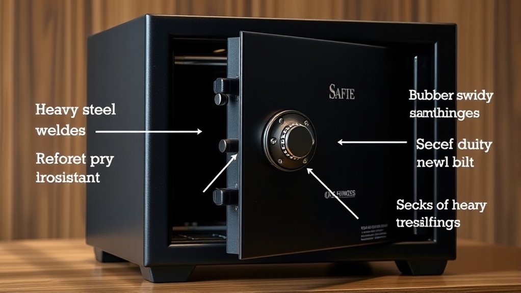 reinforced hinges and security