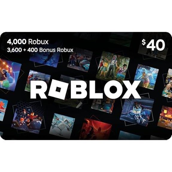 Roblox 4,000 Robux Digital Gift Card with Item