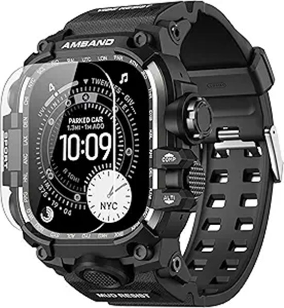 AmBand Rugged Apple Watch Ultra 3/2/1 Case & Band