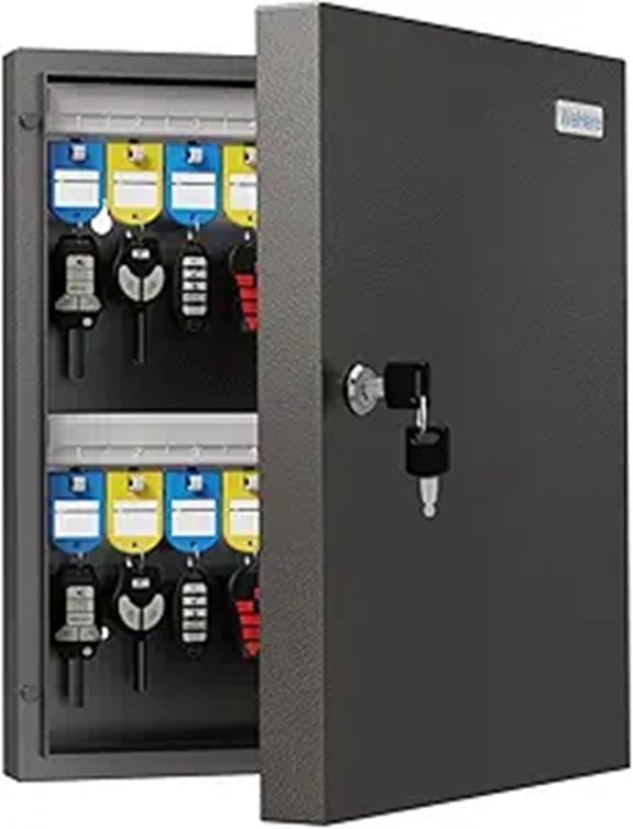 32-Key Locking Cabinet Organizer