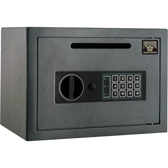 Electronic Safe Deposit Box with Keypad and Overrides