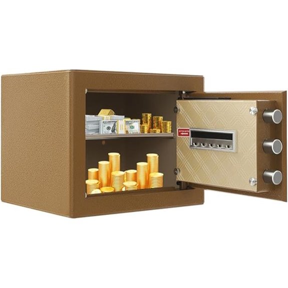 Digital Safe Box with Keypad & Emergency Key