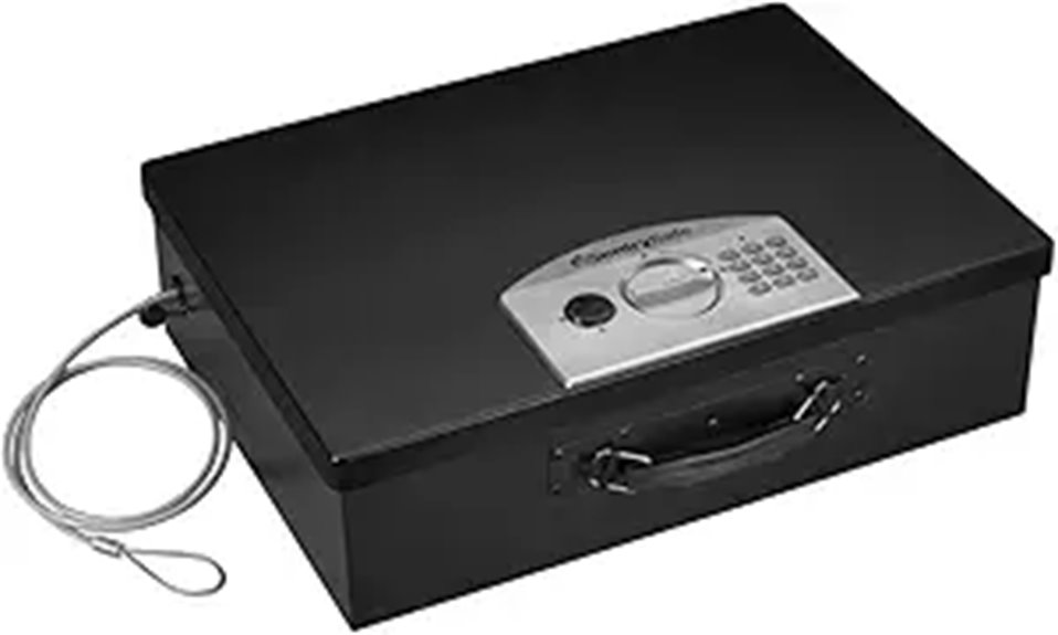 SentrySafe Electronic Security Lock Box with Tether