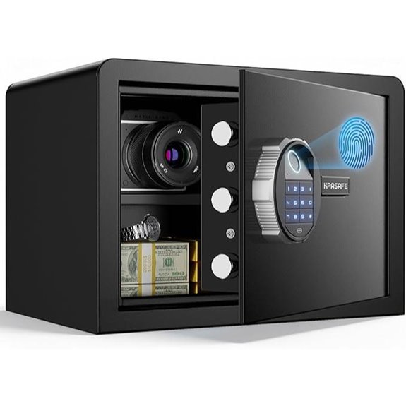 Smart Biometric Safe Box with Fireproof Bag