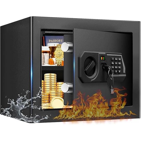 Small Fireproof Waterproof Digital Safe with Alarm