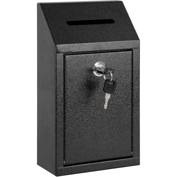 KYODOLED Lockable Metal Money Drop Box