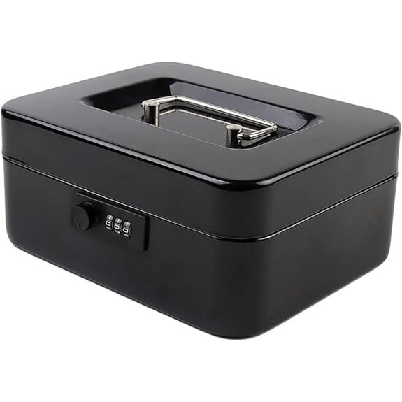 KYODOLED Metal Cash Box with Combination Lock