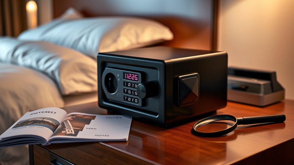 secure portable travel lockbox