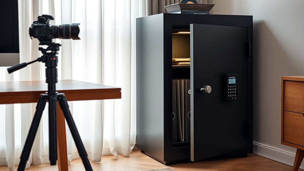 secure spacious fire resistant storage