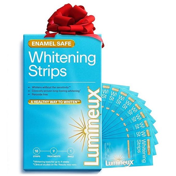 Lumineux Teeth Whitening Strips Kit Sensitivity-Free