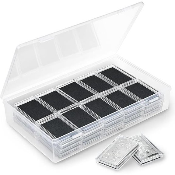 Silver Bar Storage Capsules (40 Pcs)