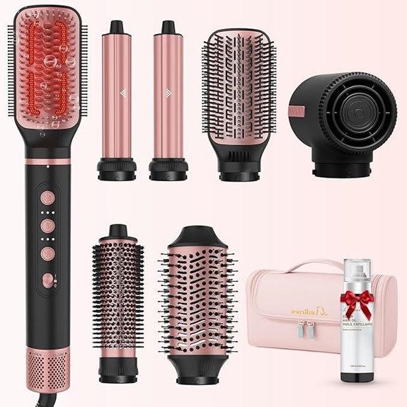 7-in-1 Hot Air Hair Styling Brush Set