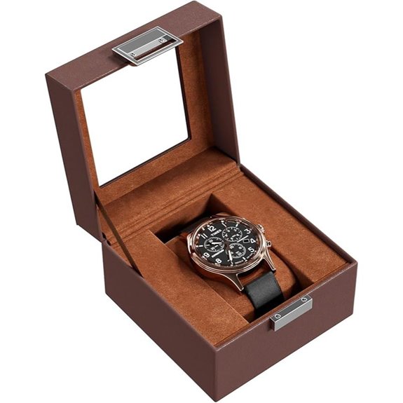ProCase Single Watch Box with Glass Lid