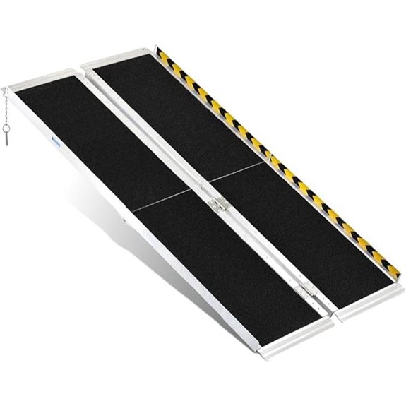 six foot aluminum ramp