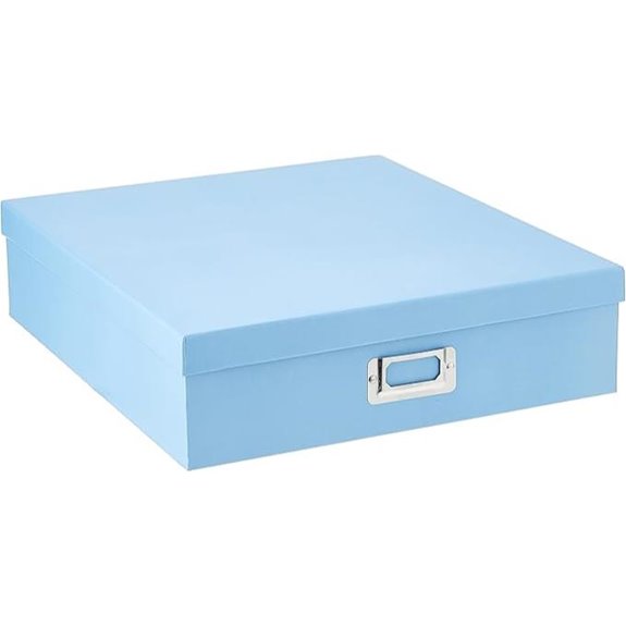 Pioneer Jumbo Scrapbook Storage Box Sky Blue
