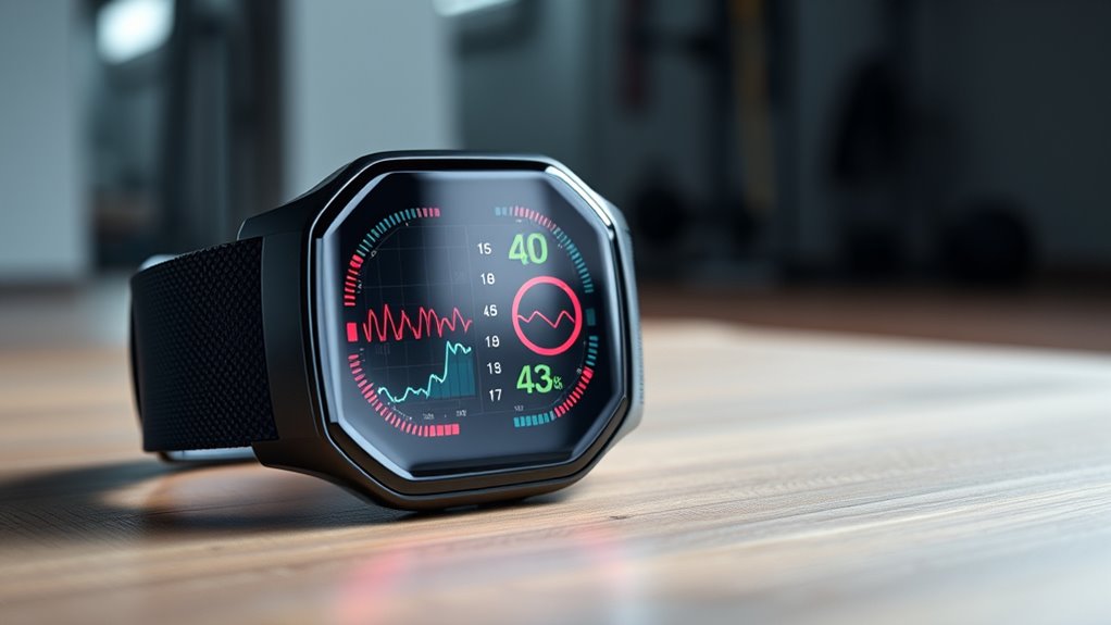 smartwatch sensor and display