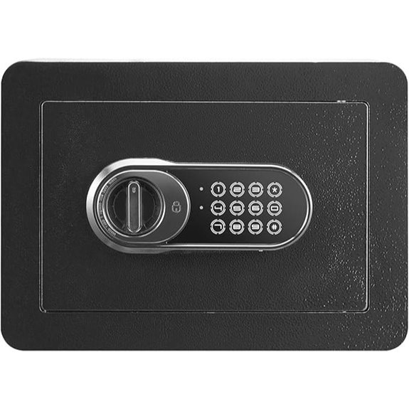 Happybuy 0.5 Cu Ft Steel Home Safe for Cash