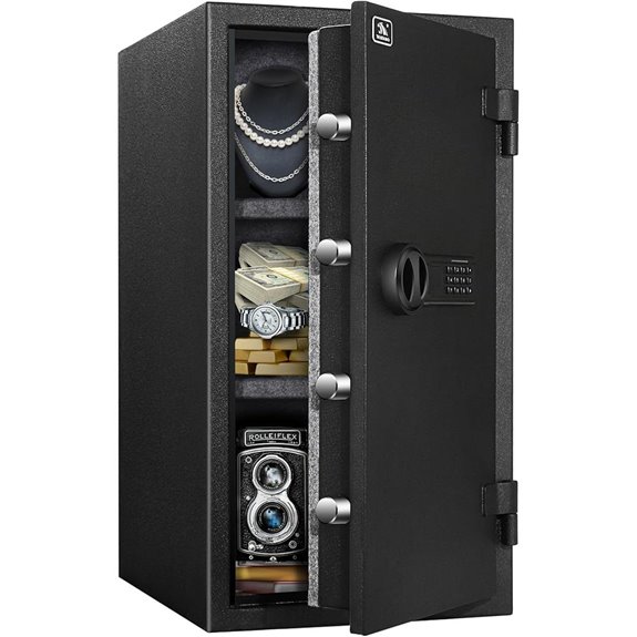 TigerKing Fireproof Steel Safe with Digital Lock