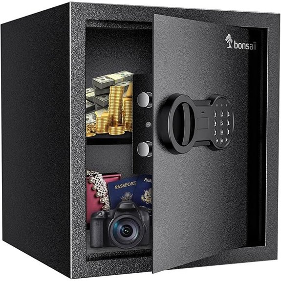 Bonsaii Steel Safe with Digital Lock and Shelf