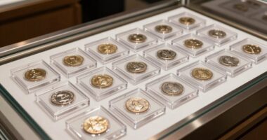 top acrylic coin display cases