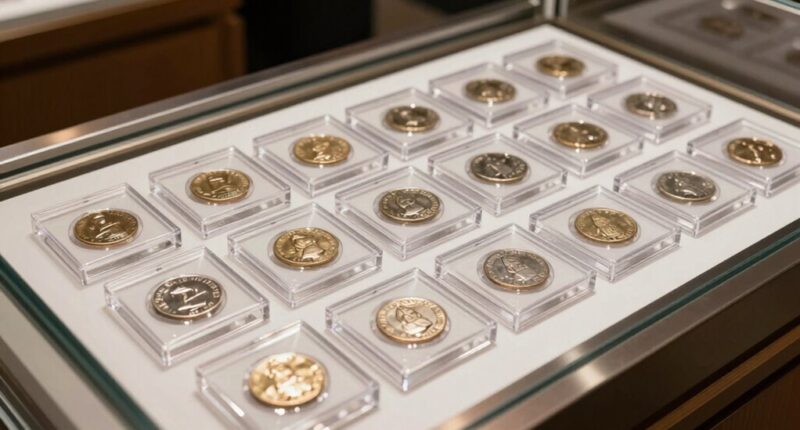 top acrylic coin display cases