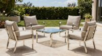 top aluminum patio sets