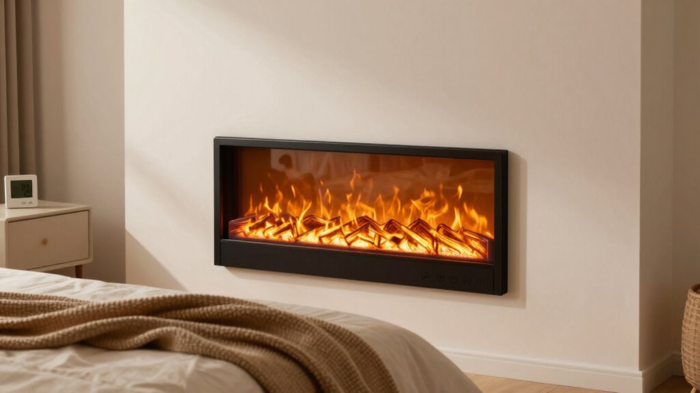 top bedroom electric fireplaces