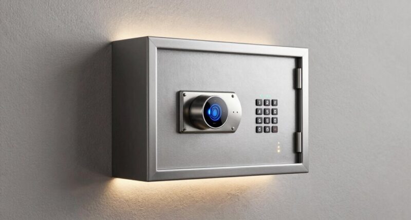 top biometric wall safes