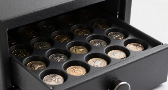 top coin safe organizer trays